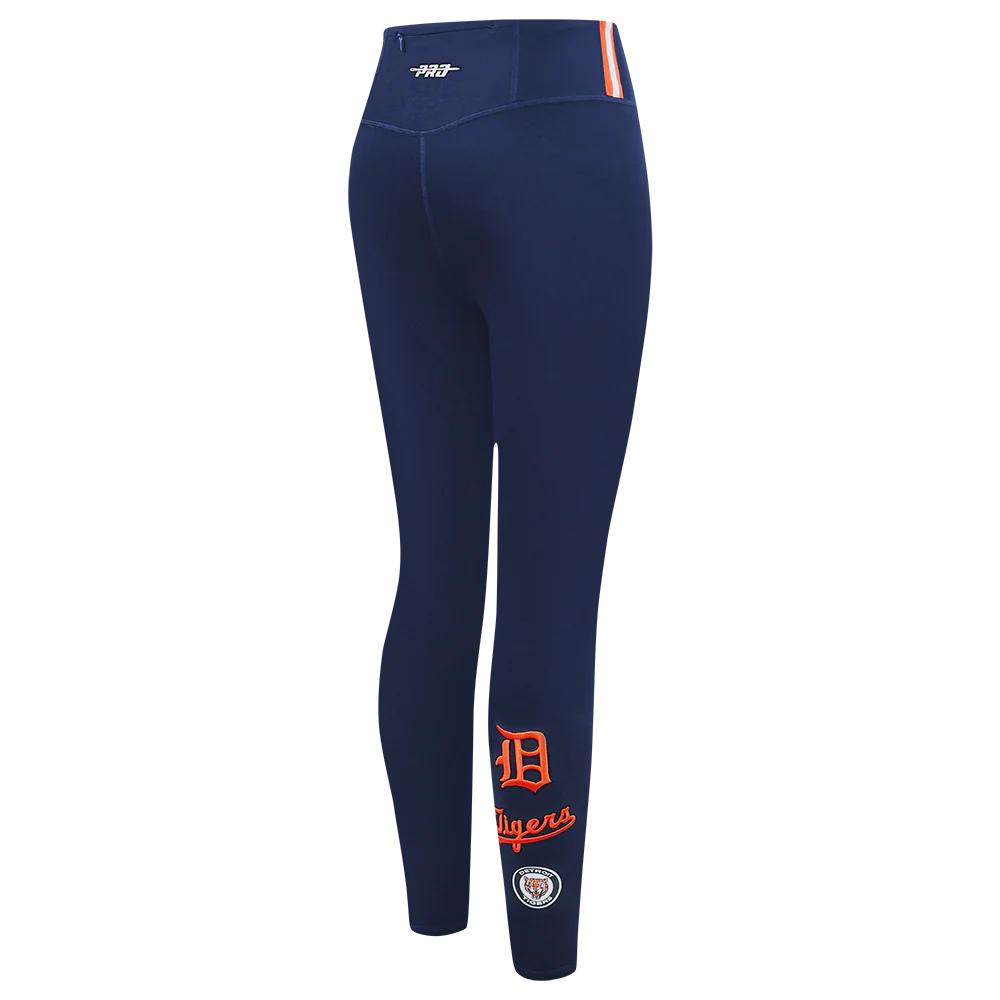 MLB DETROIT TIGERS RETRO CLASSICS WOMEN'S LEGGING (MIDNIGHT NAVY) - Image 5