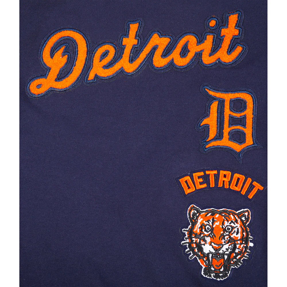 MLB DETROIT TIGERS RETRO CLASSIC TODDLER BOYS SHORT SLEEVE STRIPED RIB TOP (MIDNIGHT NAVY/ORANGE) - Image 5
