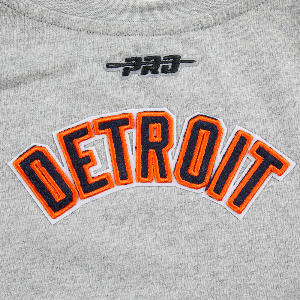 MLB DETROIT TIGERS CLASSIC TODDLER GIRLS SHORT SLEEVE BOXY TOP (HEATHER GREY) - Image 9