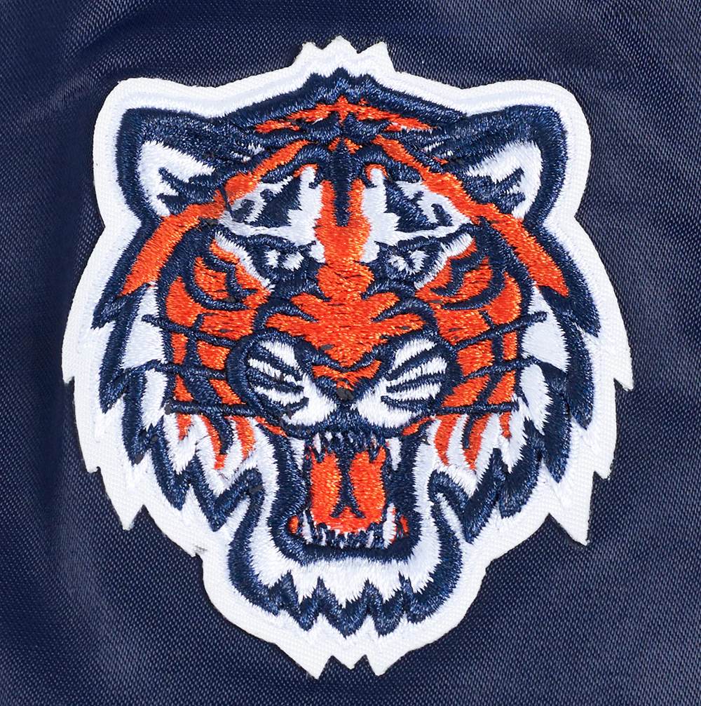 MLB DETROIT TIGERS CLASSIC WOMEN'S SATIN JACKET (MIDNIGHT NAVY) - Image 7