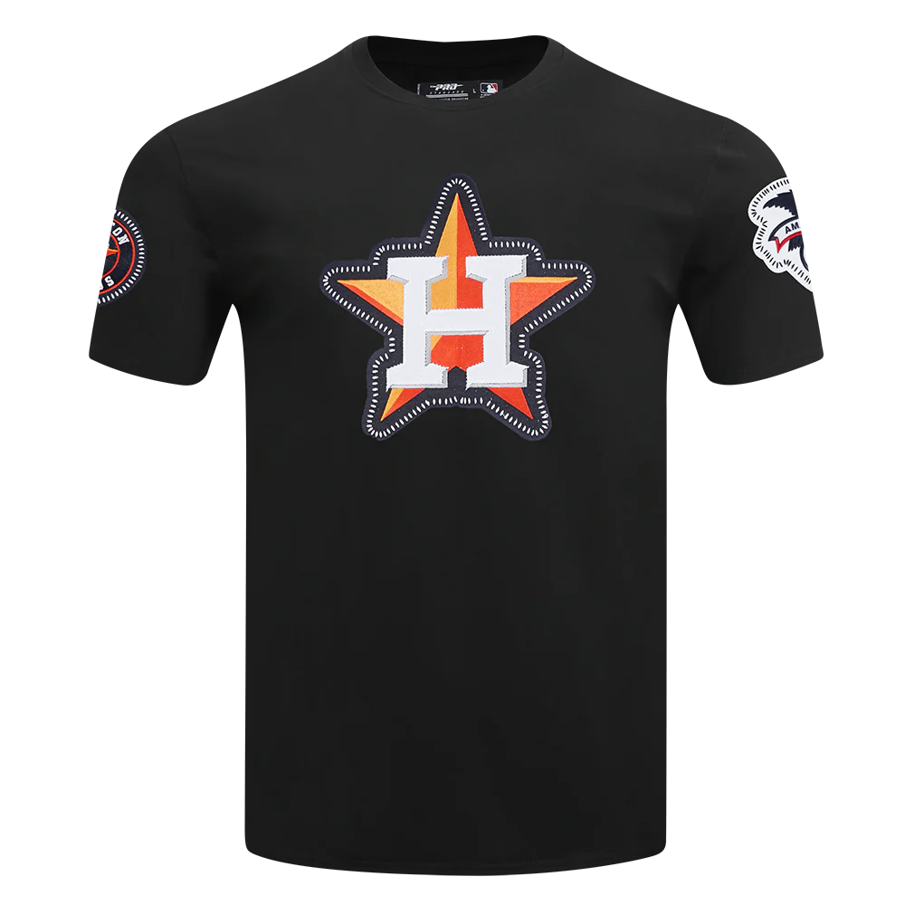 MLB HOUSTON ASTROS DIY PICK STITCH MEN'S SINGLE JERSEY TOP (BLACK) - Image 3