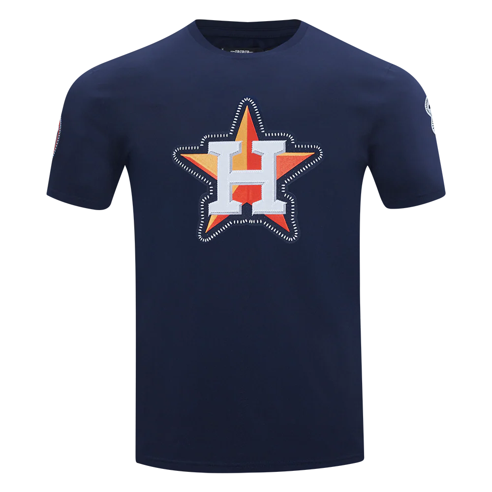 MLB HOUSTON ASTROS DIY PICK STITCH MEN'S SINGLE JERSEY TOP (MIDNIGHT NAVY) - Image 3