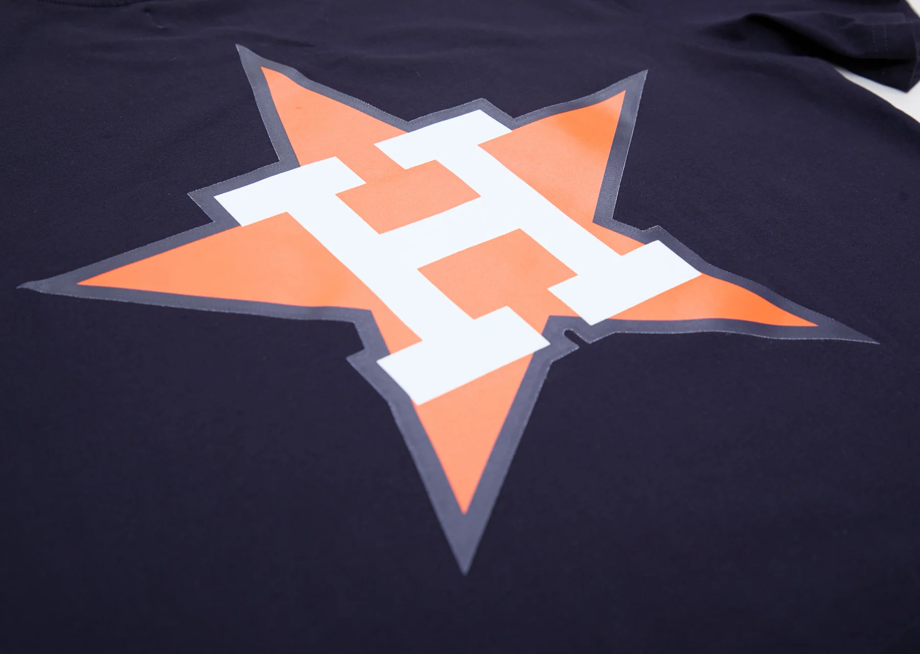 MLB HOUSTON ASTROS RETRO LOGO PRO TEAM MEN'S TAPING TOP (MIDNIGHT/ORANGE) - Image 6