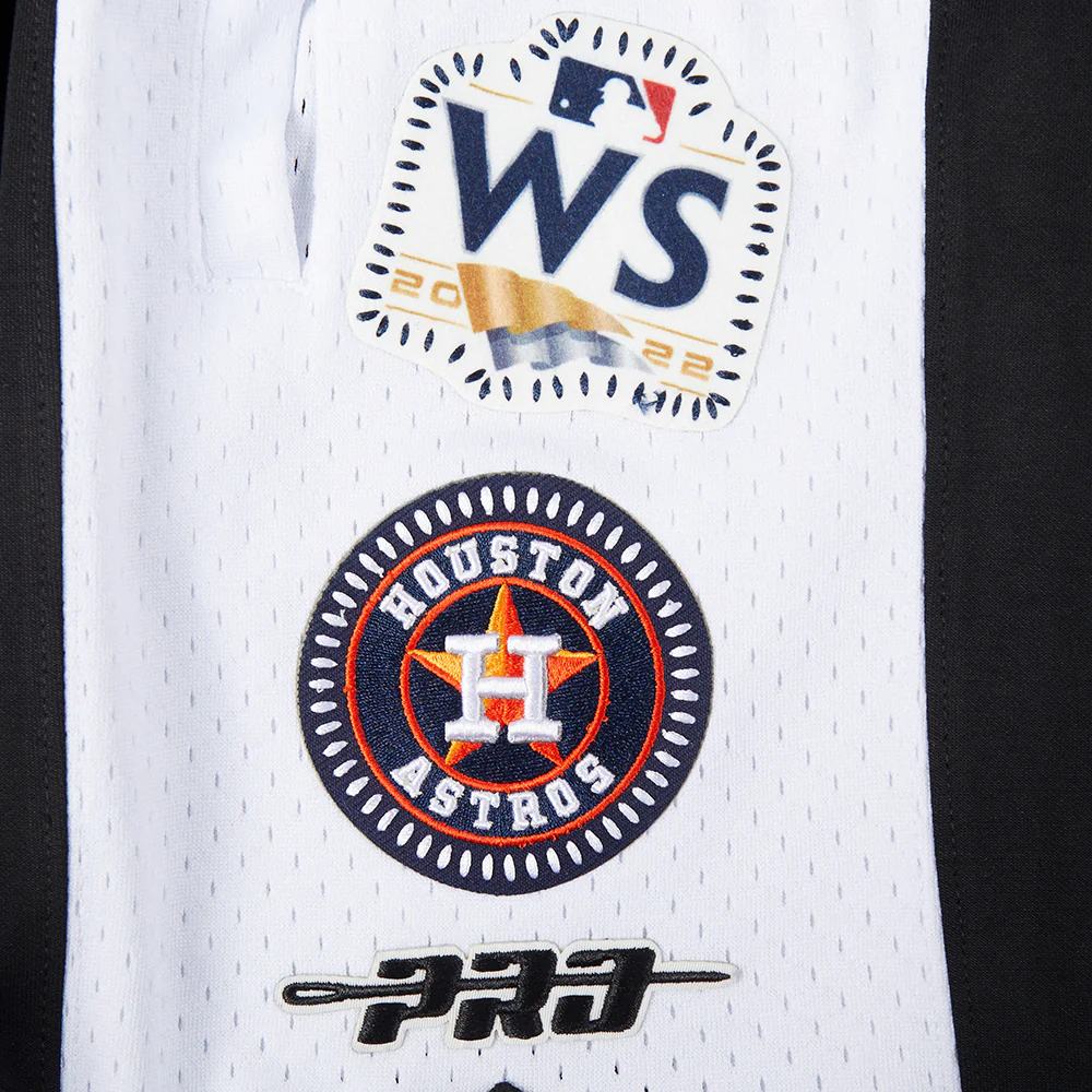 MLB HOUSTON ASTROS DIY PICK STITCH MEN'S DOUBLE KNIT 2.0 SHORT (BLACK) - Image 14