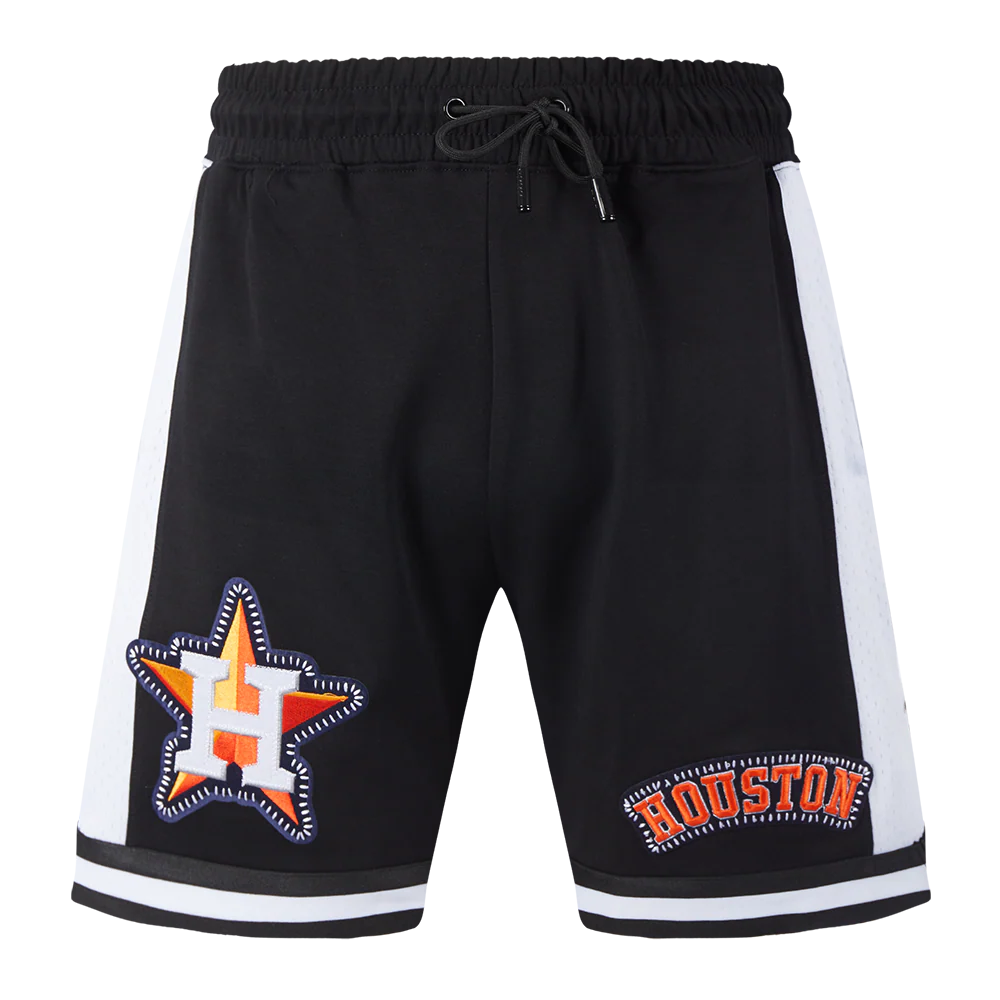 MLB HOUSTON ASTROS DIY PICK STITCH MEN'S DOUBLE KNIT 2.0 SHORT (BLACK) - Image 8
