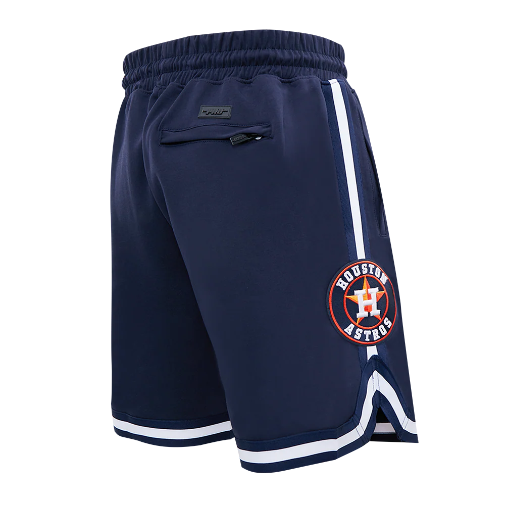 MLB HOUSTON ASTROS CLASSIC CHENILLE MEN'S SHORT (MIDNIGHT NAVY/ORANGE) - Image 2
