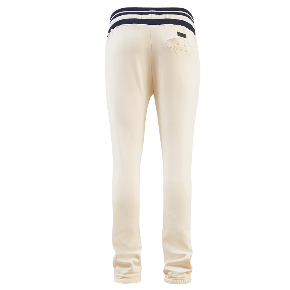 MLB HOUSTON ASTROS RETRO CLASSIC MEN'S SWEATPANT (EGGSHELL/ MIDNIGHT NAVY) - Image 3