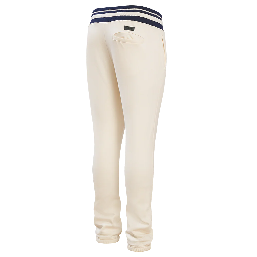 MLB HOUSTON ASTROS RETRO CLASSIC MEN'S SWEATPANT (EGGSHELL/ MIDNIGHT NAVY) - Image 4