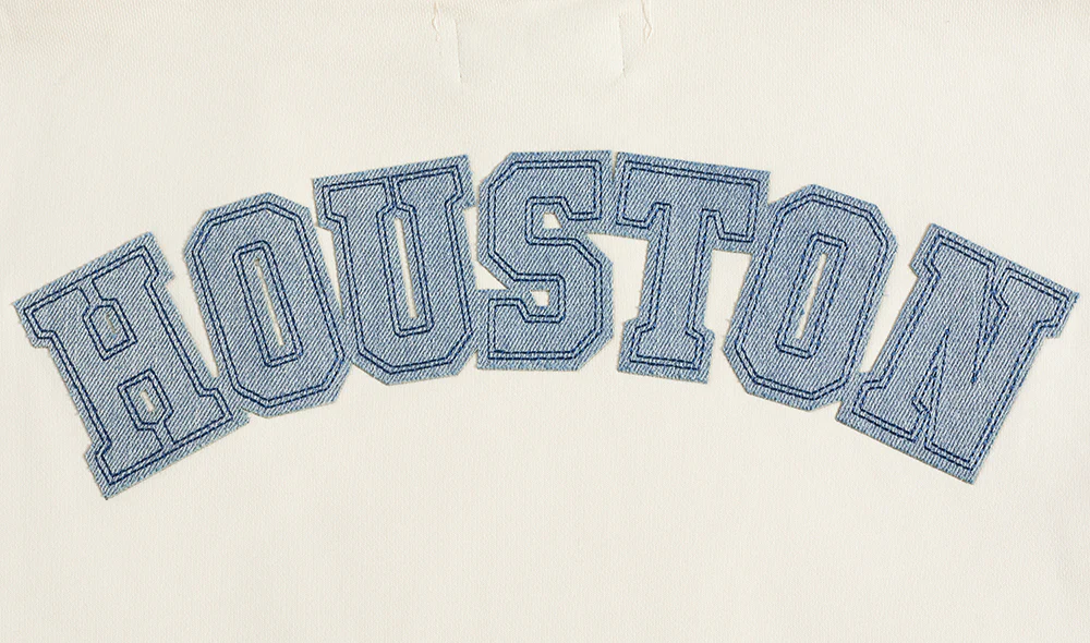 MLB HOUSTON ASTROS VARSITY BLUES MEN'S PULLOVER HOODIE (LINEN) - Image 7