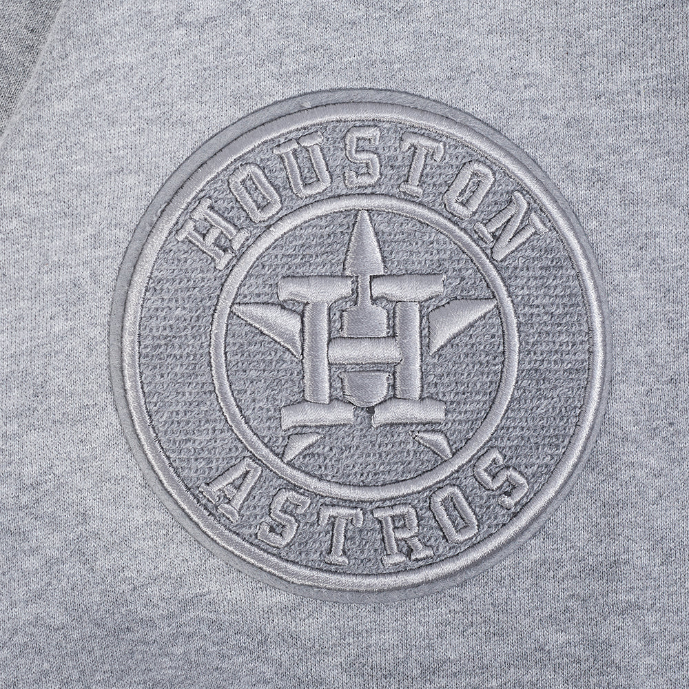 MLB HOUSTON ASTROS REVERSE FRENCH TERRY MEN'S COLOR BLOCK FLEECE PULLOVER HOODIE - Image 13