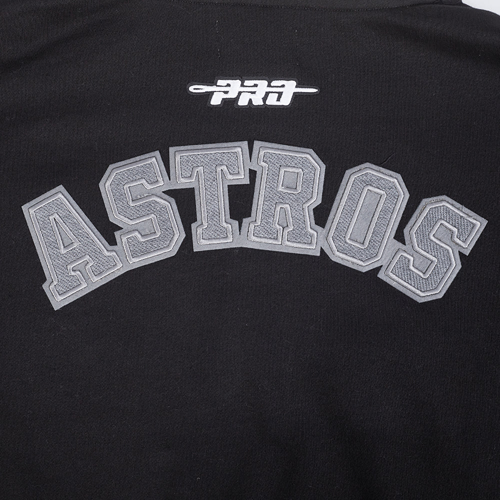 MLB HOUSTON ASTROS REVERSE FRENCH TERRY MEN'S COLOR BLOCK FLEECE PULLOVER HOODIE - Image 7