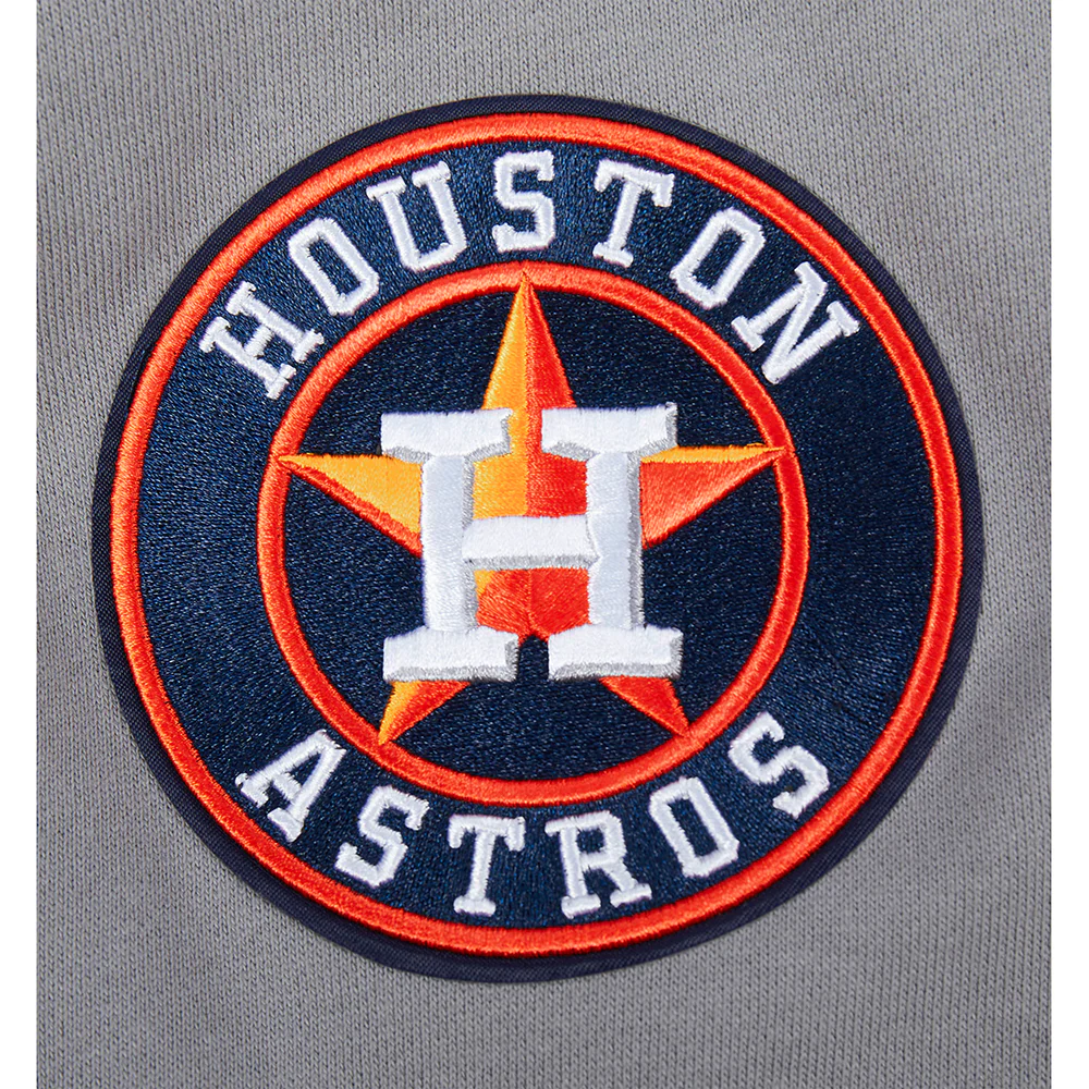 MLB HOUSTON ASTROS SOUVENIR MEN'S FLEECE PULLOVER HOODIE (GRAY) - Image 6