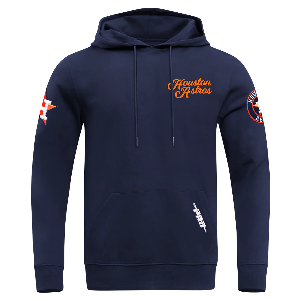 MLB HOUSTON ASTROS SOUVENIR MEN'S FLEECE PULLOVER HOODIE (MIDNIGHT NAVY)