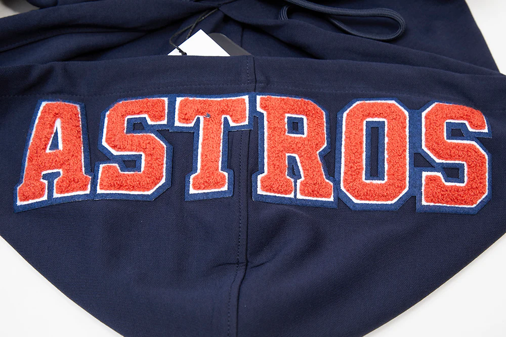 MLB HOUSTON ASTROS CLASSIC CHENILLE MEN'S PULLOVER HOODIE (MIDNIGHT NAVY) - Image 8
