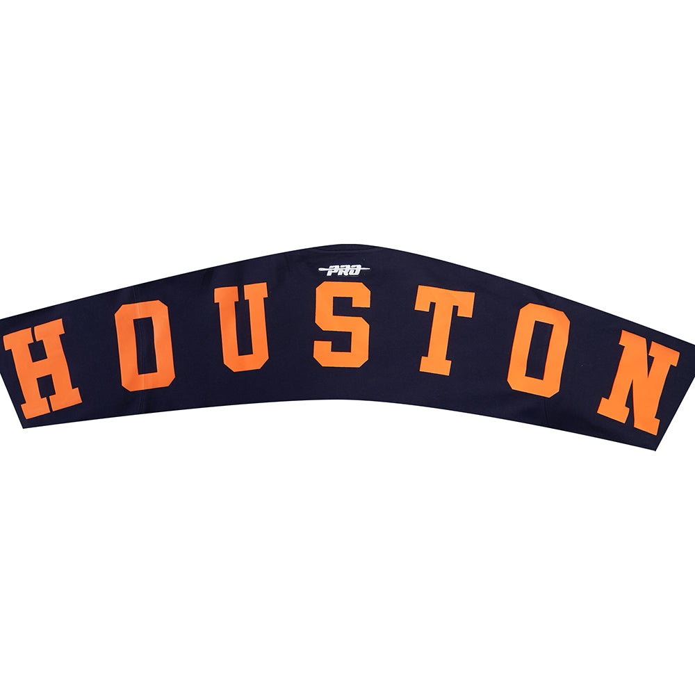 MLB HOUSTON ASTROS WINGSPAN MEN'S DROP SHOULDER FLC CREWNECK (MIDNIGHT NAVY) - Image 5