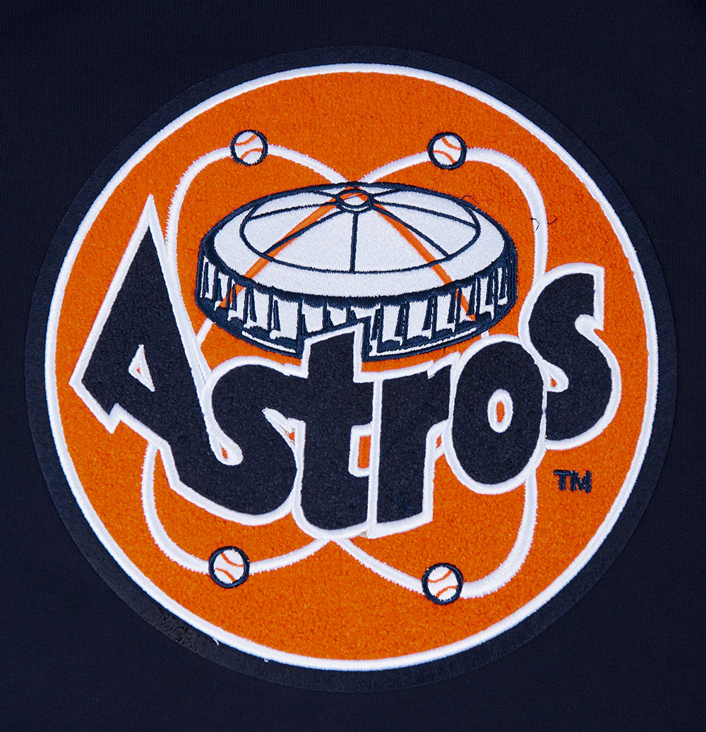 MLB HOUSTON ASTROS RETRO CLASSIC MEN'S PULLOVER HOODIE (MIDNIGHT NAVY/ORANGE/MIDNIGHT NAVY) - Image 7