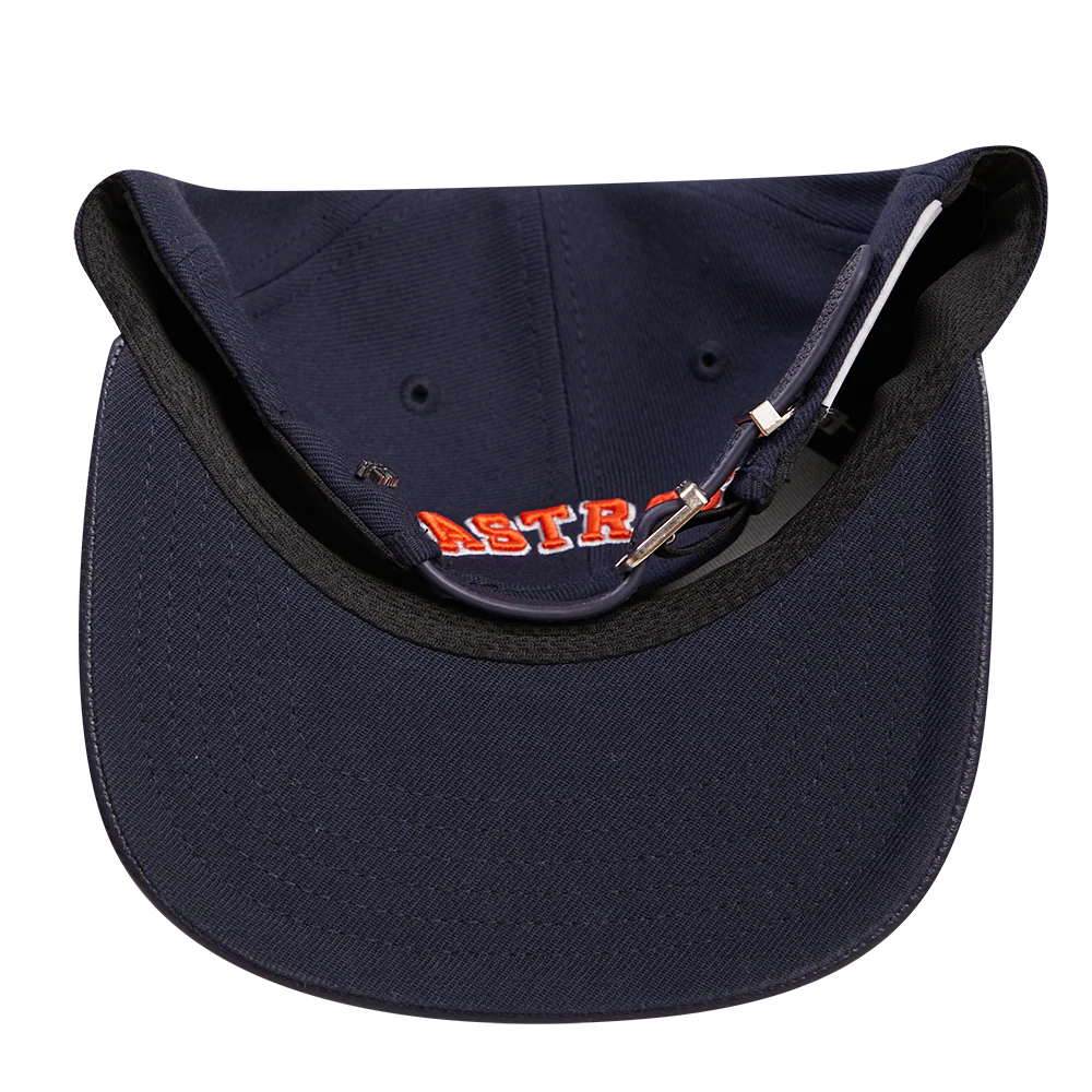 MLB HOUSTON ASTROS SCRIPT TAIL WOOL STRAPBACK (MIDNIGHT NAVY) - Image 6