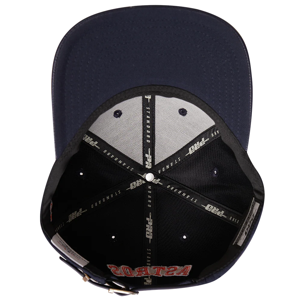 MLB HOUSTON ASTROS SCRIPT TAIL WOOL STRAPBACK (MIDNIGHT NAVY) - Image 7