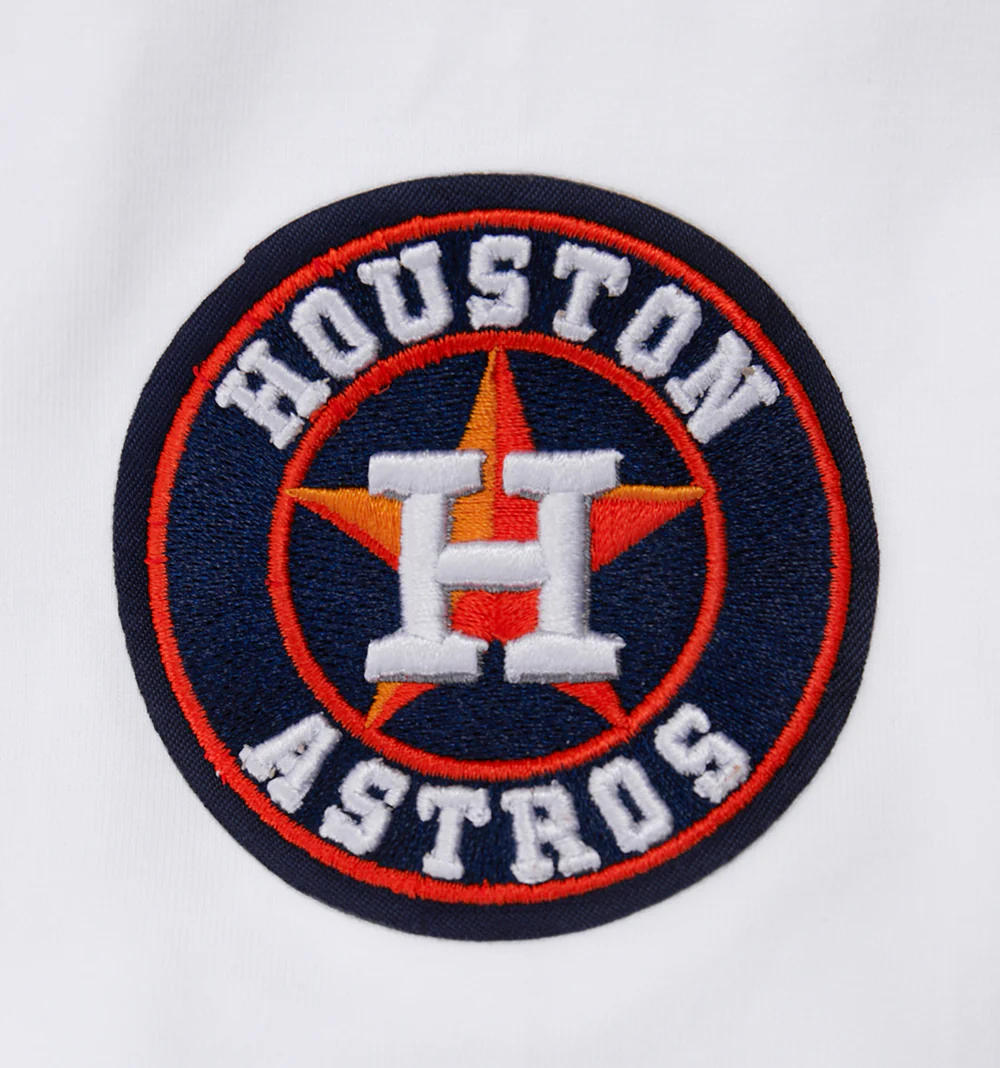 MLB HOUSTON ASTROS SCRIPT TAIL WOMEN'S SINGLE JERSEY BOXY TOP (WHITE) - Image 6