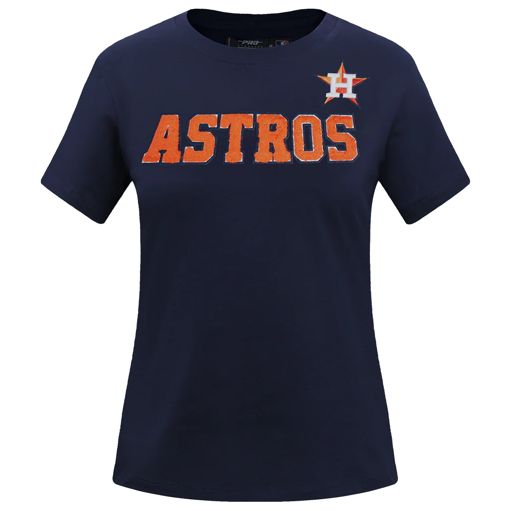 MLB HOUSTON ASTROS CLASSIC SHORT SLEEVE WOMEN'S SLIM FIT TOP (MIDNIGHT NAVY)