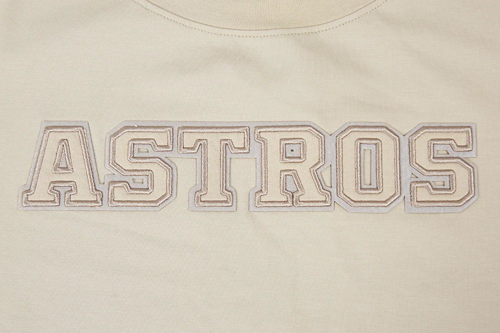 MLB HOUSTON ASTROS NEUTRAL WOMEN'S BOXY TOP (TAUPE) - Image 5