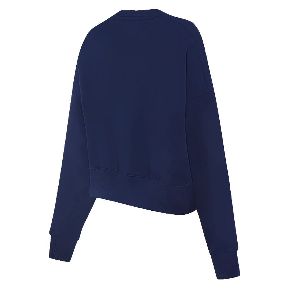 MLB HOUSTON ASTROS VARSITY BLUES WOMEN'S CREWNECK (MIDNIGHT NAVY) - Image 4