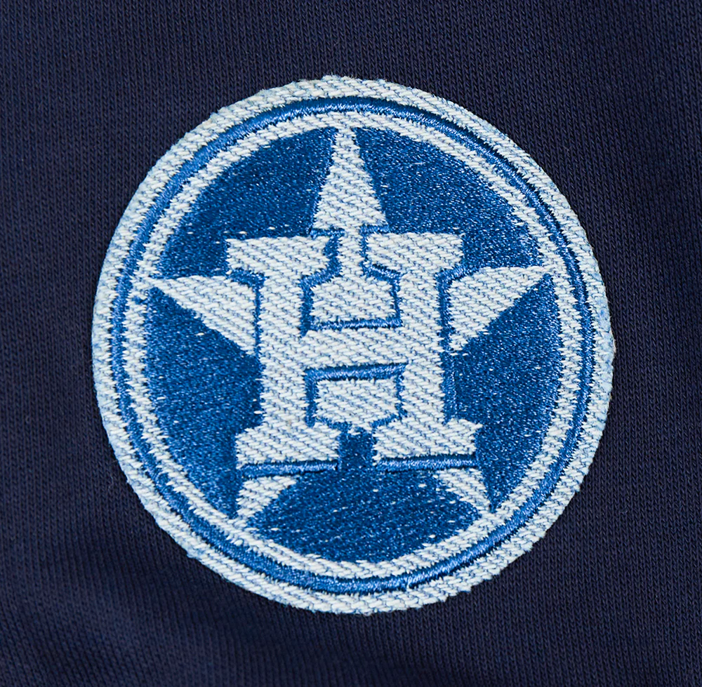 MLB HOUSTON ASTROS VARSITY BLUES WOMEN'S CREWNECK (MIDNIGHT NAVY) - Image 6