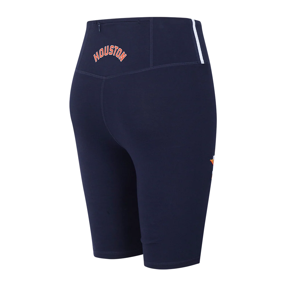 MLB HOUSTON ASTROS CLASSIC WOMEN'S COTTON BIKE SHORT (MIDNIGHT NAVY) - Image 4