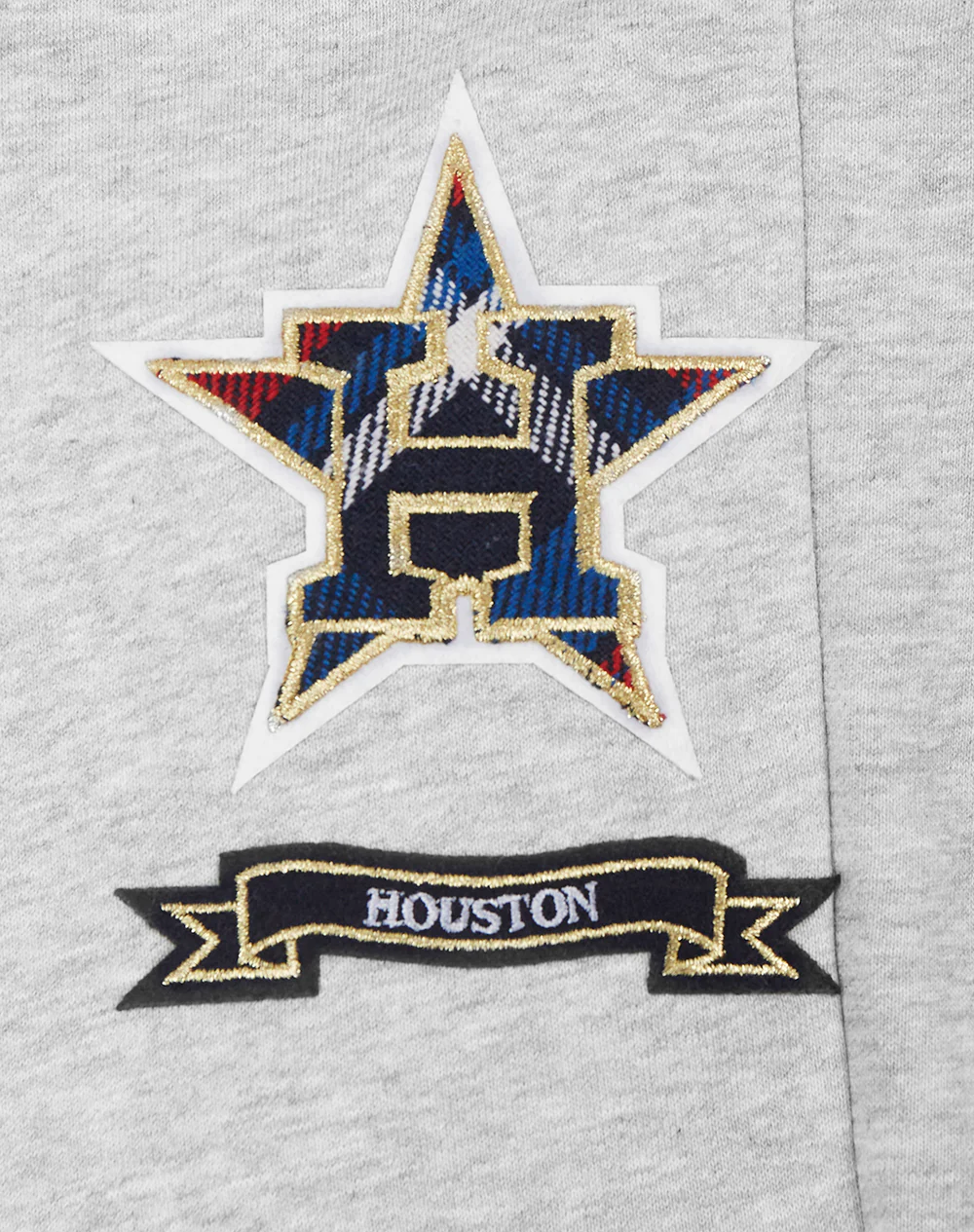MLB HOUSTON ASTROS PRO PREP W RIB FLEECE WOMEN'S SWEATPANT (HEATHER GREY/MIDNIGHT NAVY) - Image 5