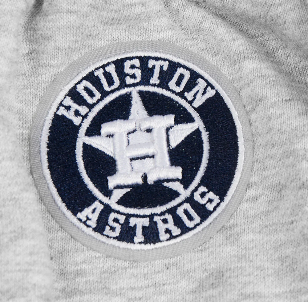 MLB HOUSTON ASTROS PRO PREP W RIB FLEECE WOMEN'S SWEATPANT (HEATHER GREY/MIDNIGHT NAVY) - Image 6