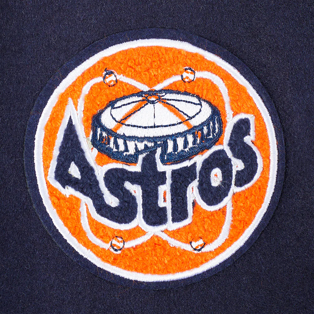 MLB HOUSTON ASTROS RETRO CLASSIC TODDLER BOYS RIB WOOL VARSITY JACKET (MIDNIGHT NAVY/ORANGE/MIDNIGHT NAVY) - Image 6