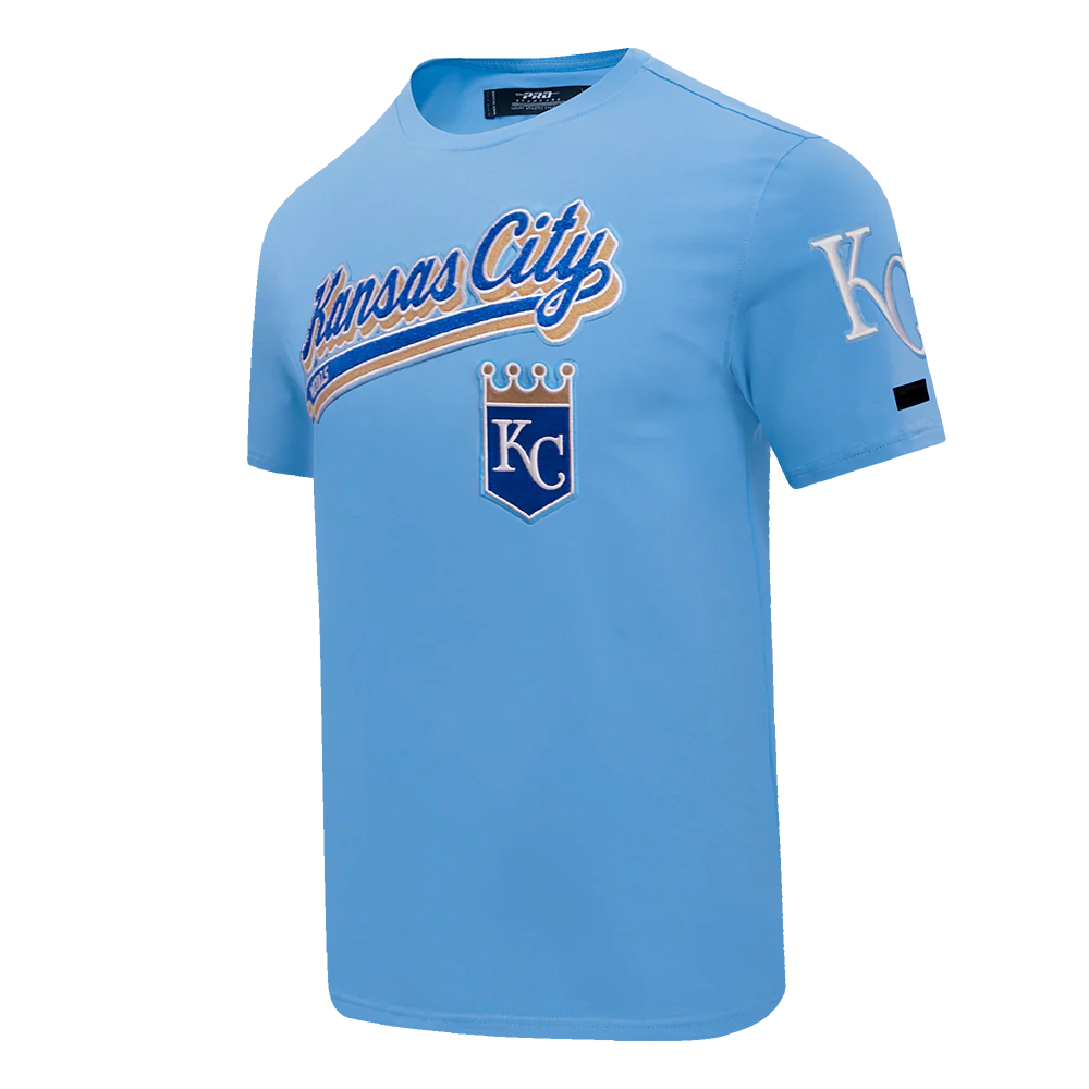 MLB KANSAS CITY ROYALS SCRIPT TAIL MEN'S TOPS (UNIVERSITY BLUE) - Image 2