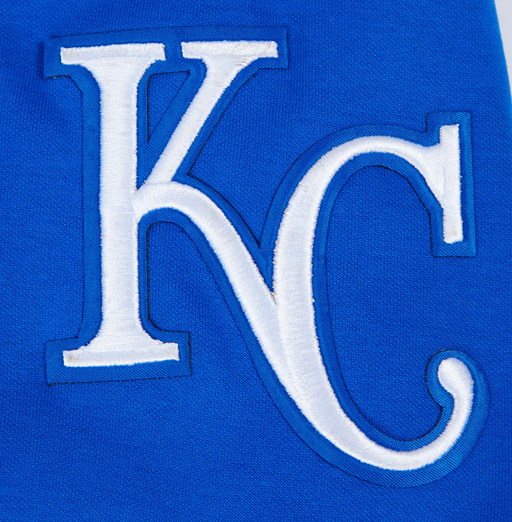 MLB KANSAS CITY ROYALS CLASSIC MEN'S WARM UP JACKET (ROYAL BLUE) - Image 7