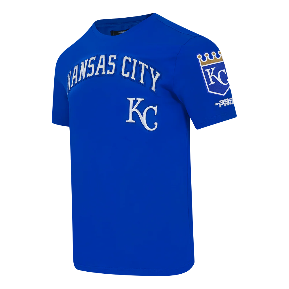 MLB KANSAS CITY ROYALS CLASSIC CHENILLE MEN'S SJ TEE (ROYAL BLUE) - Image 3