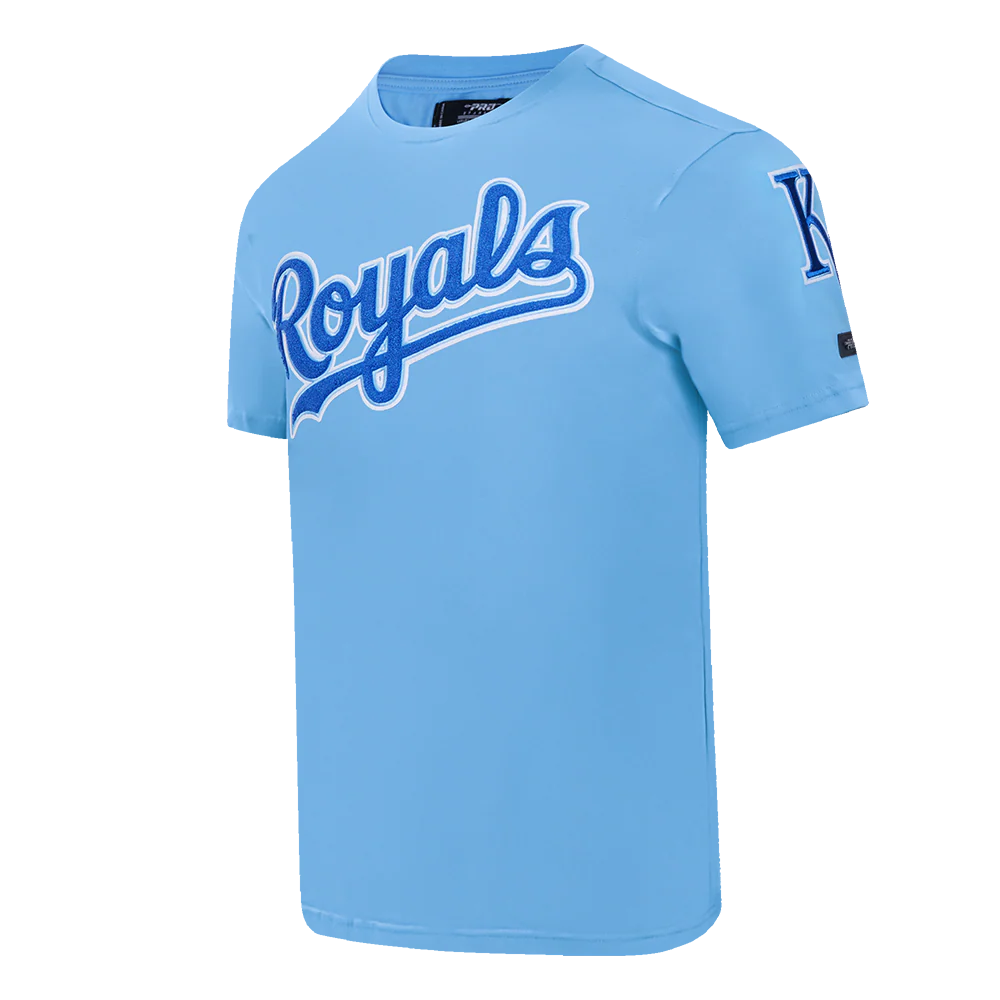 MLB KANSAS CITY ROYALS CLASSIC CHENILLE MEN'S TOP (UNIVERSITY BLUE) - Image 2