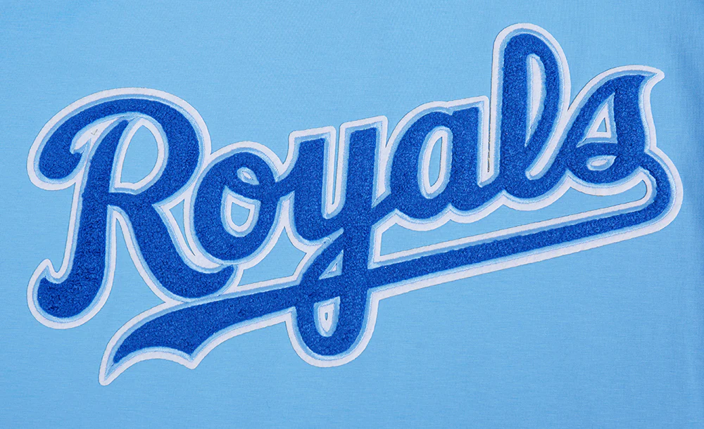 MLB KANSAS CITY ROYALS CLASSIC CHENILLE MEN'S TOP (UNIVERSITY BLUE) - Image 6