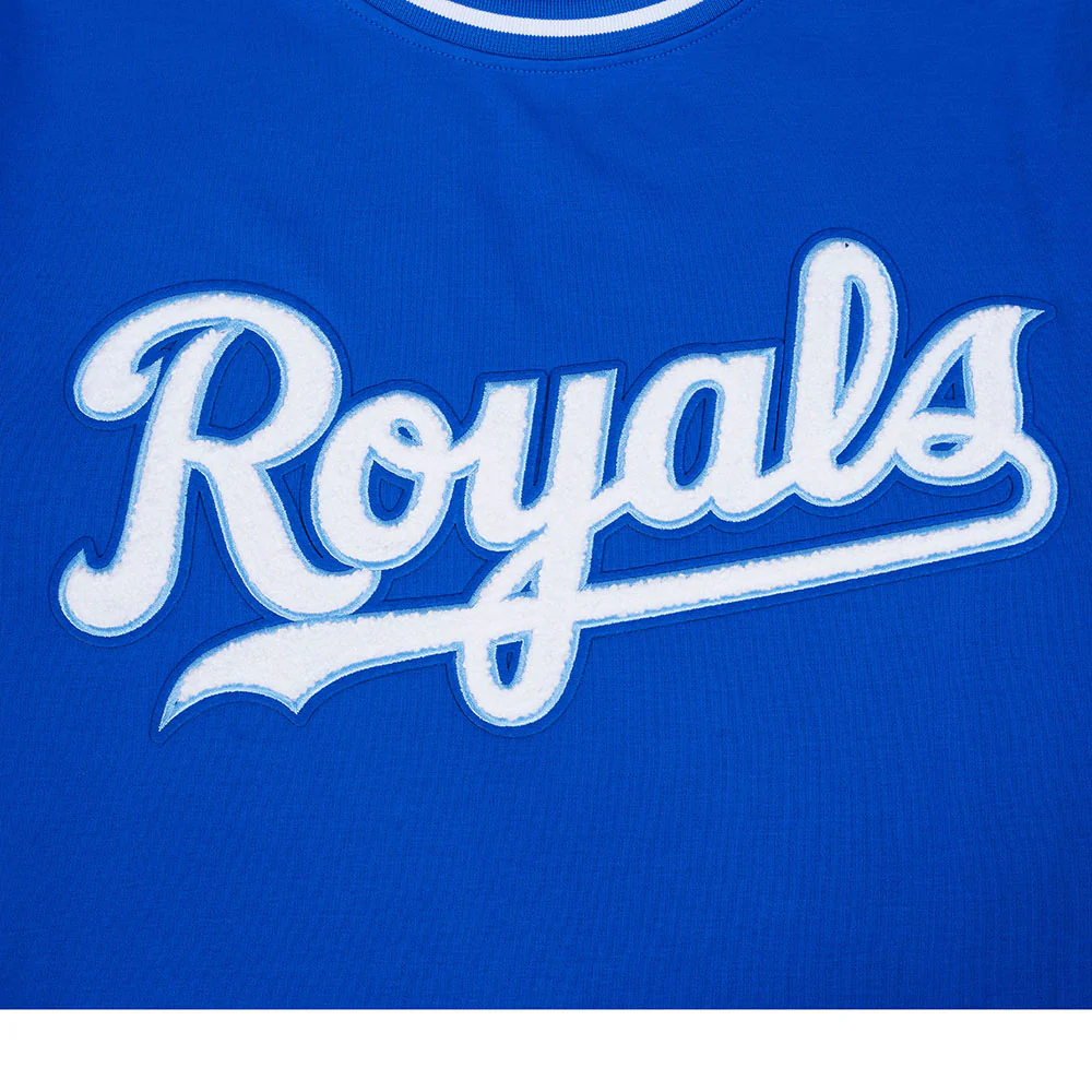 MLB KANSAS CITY ROYALS CLASSIC CHENILLE MEN'S S/S TEE (ROYAL BLUE) - Image 6