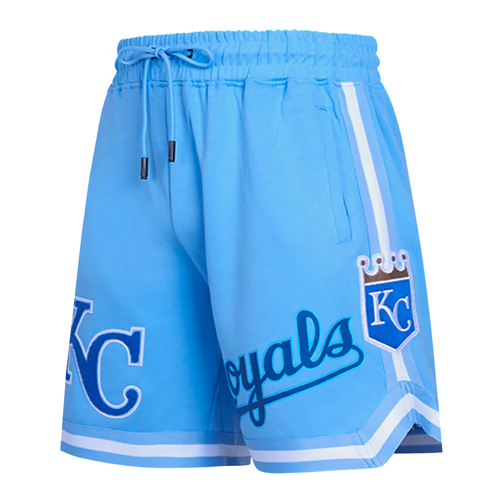 MLB KANSAS CITY ROYALS CLASSIC CHENILLE MEN'S SHORT (UNIVERSITY BLUE)
