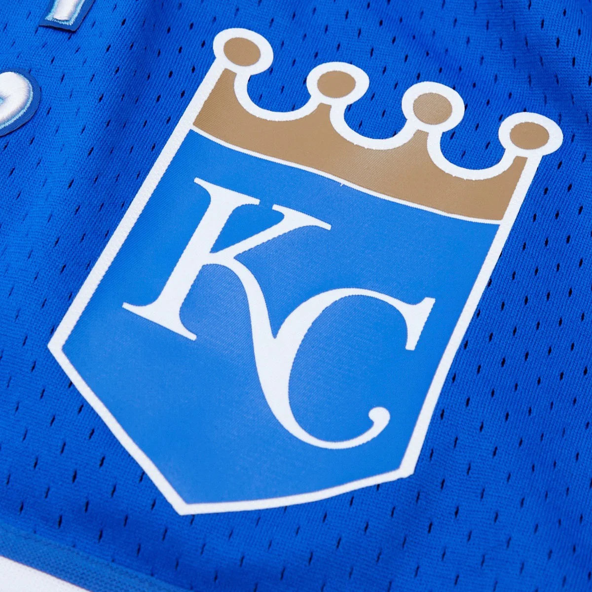 MLB KANSAS CITY ROYALS LOGO MEN'S MESH SHORT (ROYAL BLUE) - Image 6