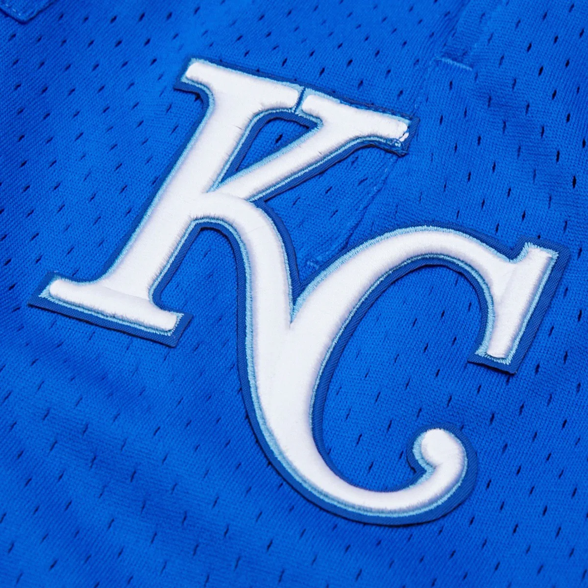 MLB KANSAS CITY ROYALS LOGO MEN'S MESH SHORT (ROYAL BLUE) - Image 7