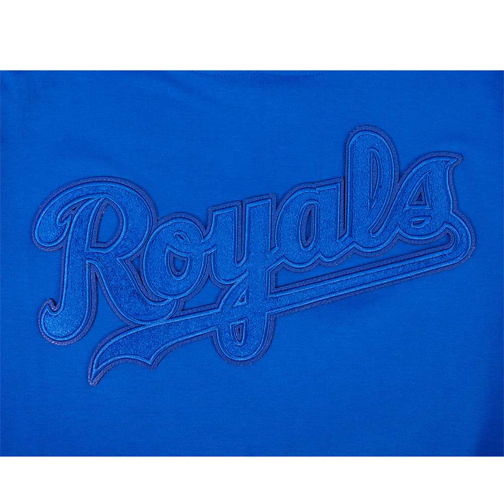 MLB KANSAS CITY ROYALS TRIPLE TONAL DK PO HOODIE (ROYAL BLUE) - Image 5