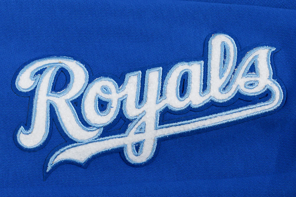 MLB KANSAS CITY ROYALS CLASSIC WOMEN'S FLEECE HOODIE DRESS (ROYAL BLUE) - Image 6