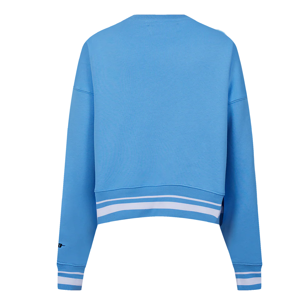 MLB KANSAS CITY ROYALS RETRO CLASSIC WOMEN'S CREWNECK (UNIVERSITY BLUE) - Image 3