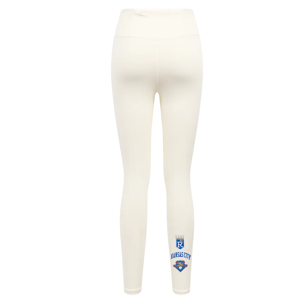 MLB KANSAS CITY ROYALS RETRO CLASSIC WOMEN'S JERSEY LEGGING (EGGSHELL) - Image 4