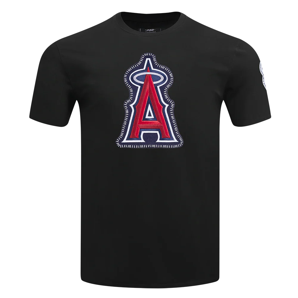 MLB LOS ANGELES ANGELS DIY PICK STITCH MEN'S SJ TEE (BLACK)