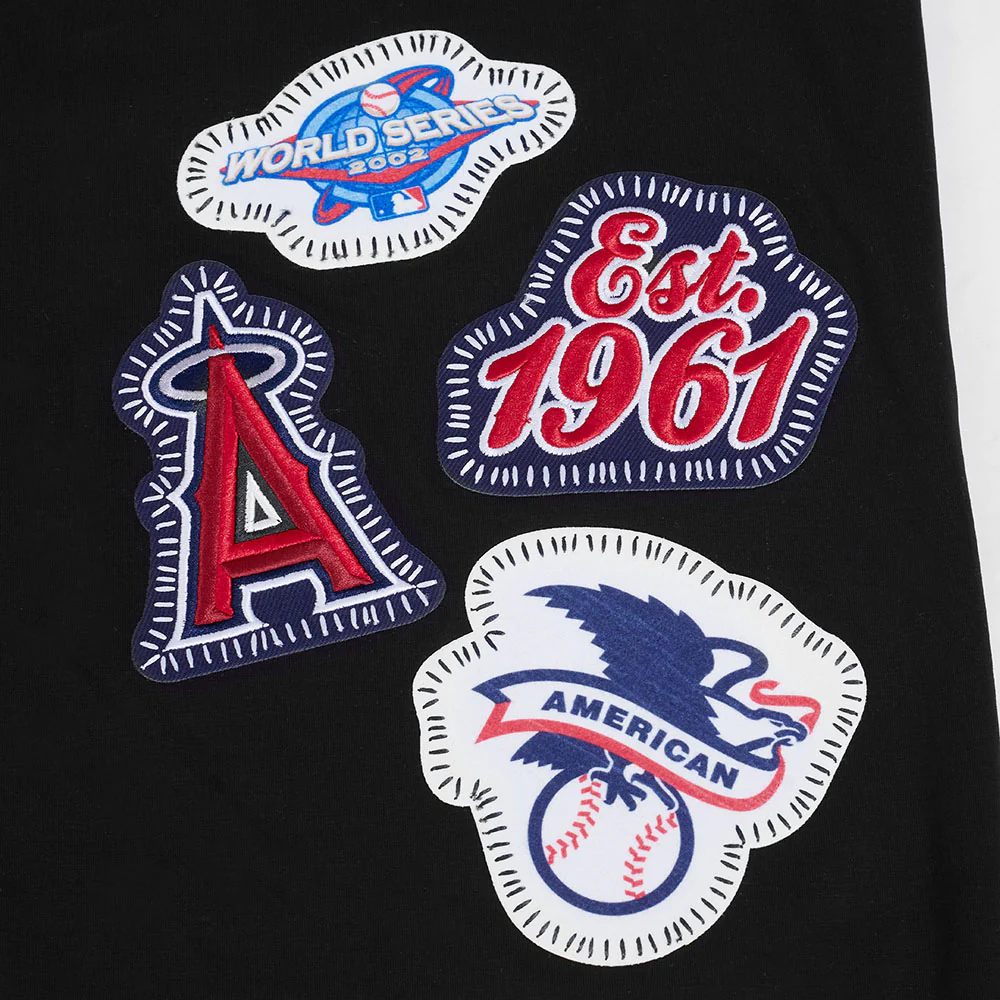 MLB LOS ANGELES ANGELS DIY PICK STITCH MEN'S SJ TEE (BLACK) - Image 7