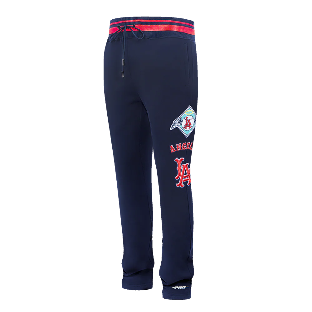 MLB LOS ANGELES ANGELS RETRO CLASSIC MEN'S SWEATPANT (MIDNIGHT NAVY/RED/MIDNIGHT NAVY)