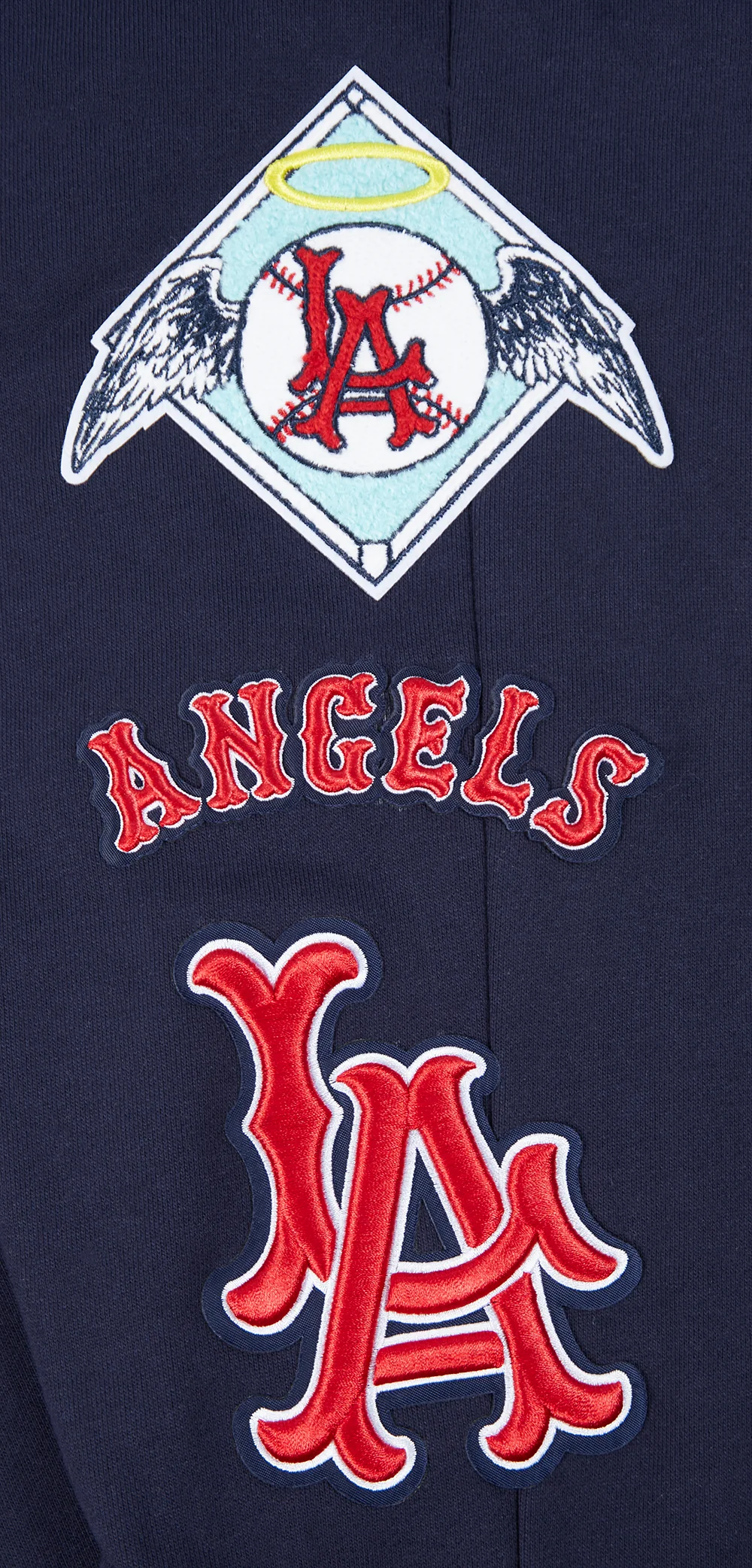 MLB LOS ANGELES ANGELS RETRO CLASSIC MEN'S SWEATPANT (MIDNIGHT NAVY/RED/MIDNIGHT NAVY) - Image 5