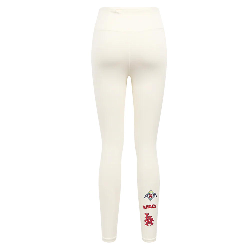 MLB LOS ANGELES ANGELS RETRO CLASSIC WOMEN'S JERSEY LEGGING (EGGSHELL) - Image 4