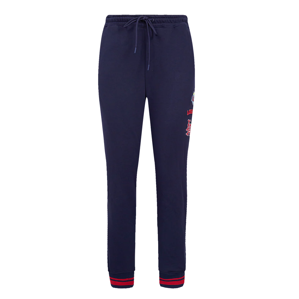 MLB LOS ANGELES ANGELS RETRO CLASSIC WOMEN'S RIB SWEATPANT (MIDNIGHT NAVY/RED/MIDNIGHT NAVY) - Image 2